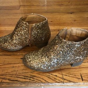 Girls shining boots! Size 2, new